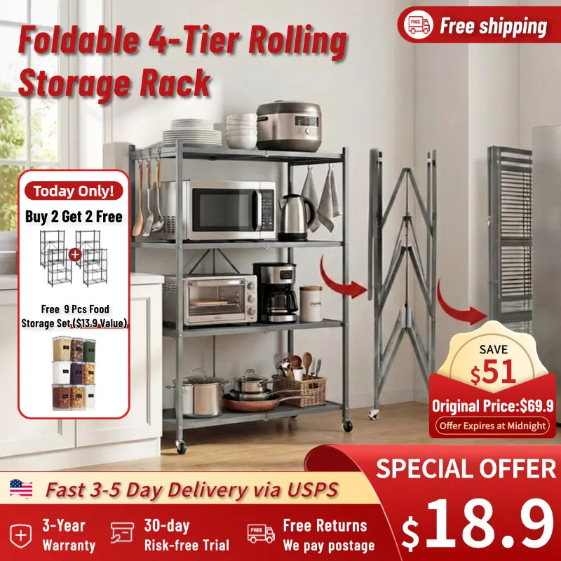 Buy 2 Get 2 FREE! Instant-Setup 360° Shelf + FREE Fresh Box.