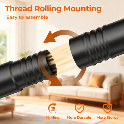 Heavy-Duty Rolling Clothing Rack (180Lbs Capacity)