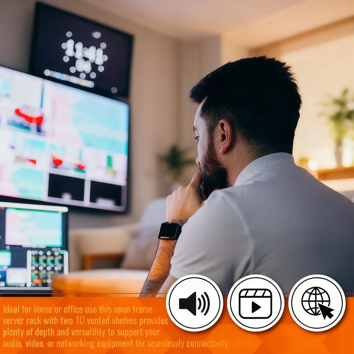 Heavy-Duty Rolling Clothing Rack (180Lbs Capacity)