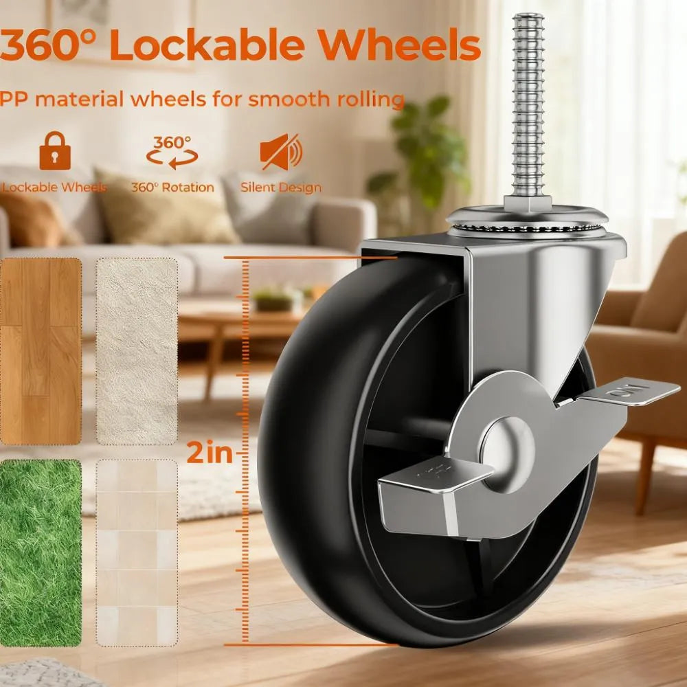 Heavy-Duty Rolling Clothing Rack (180Lbs Capacity)