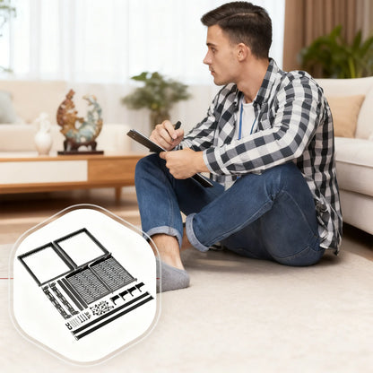 Heavy-Duty Rolling Clothing Rack (180Lbs Capacity)